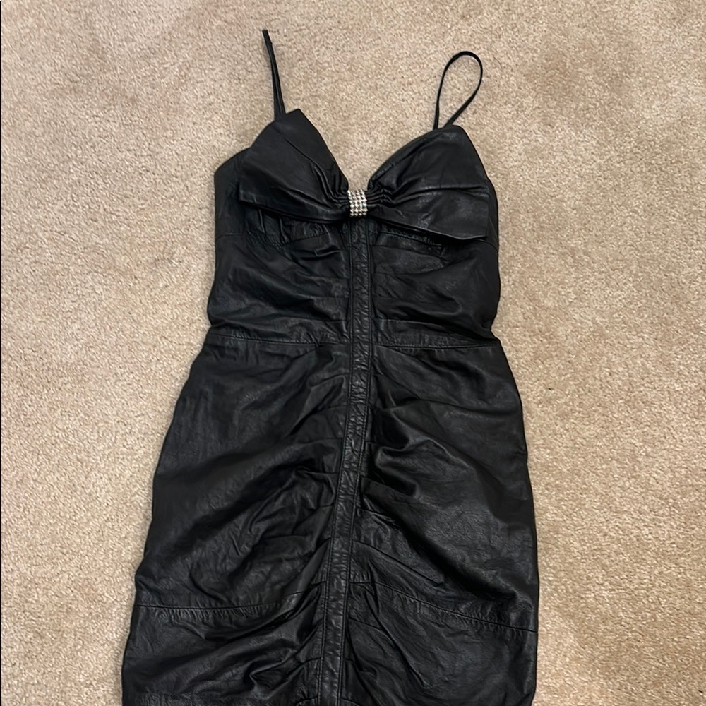 Black Ruched Bodycon Mini Dress